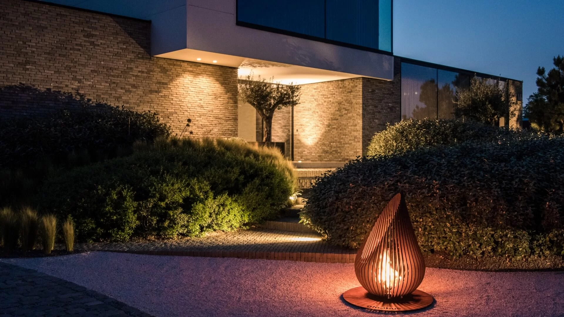 glowbus dewdrop fireplace